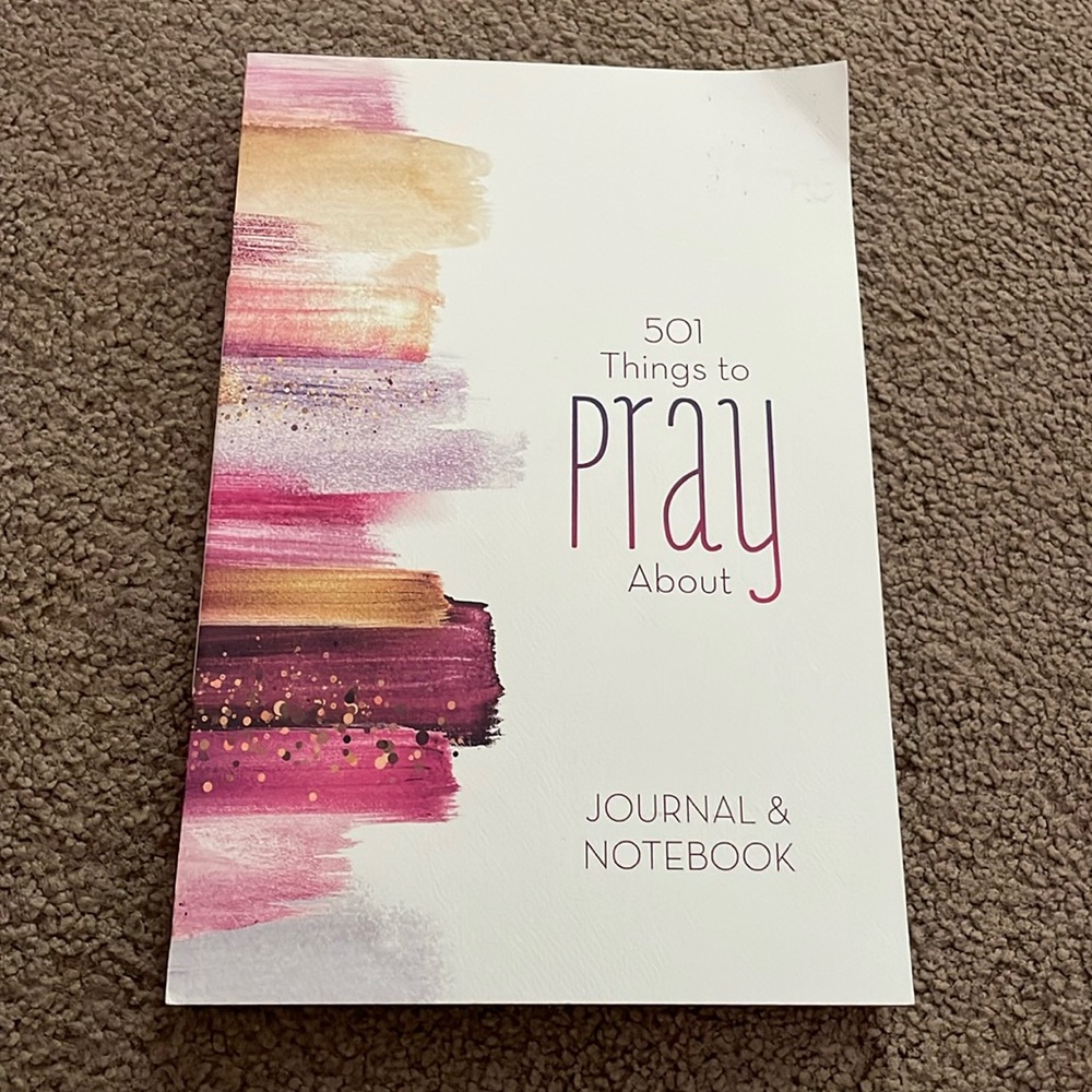Prayer journal and notebook